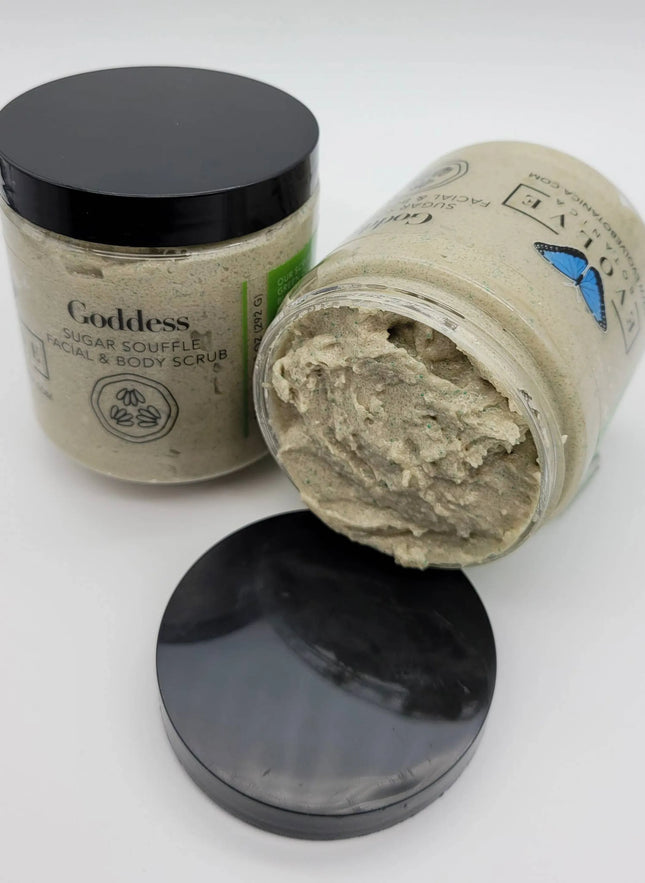 French Green Clay Cleansing Mask & Polish – 10 oz Gentle Detox Face Cleanser with Raw Shea Butter & Cucumber Seed Oil
