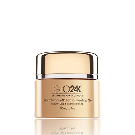 24K Gold Facial Peeling Gel | Gentle Exfoliator with Vitamin C & E