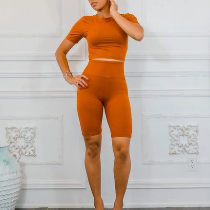 Buttery Soft Biker Short Set