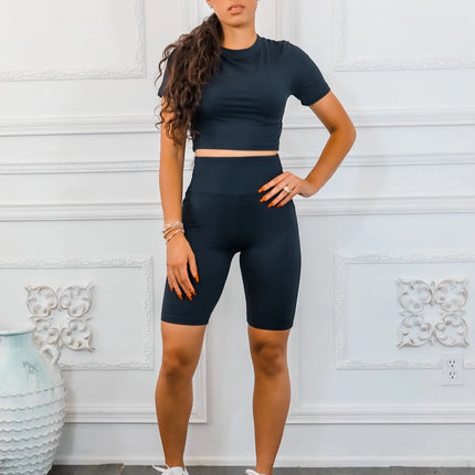 Buttery Soft Biker Short Set
