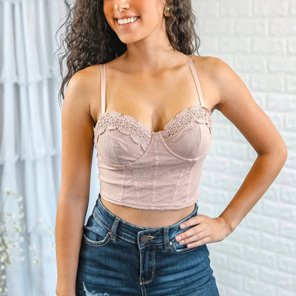 Toya Corset Crop Top