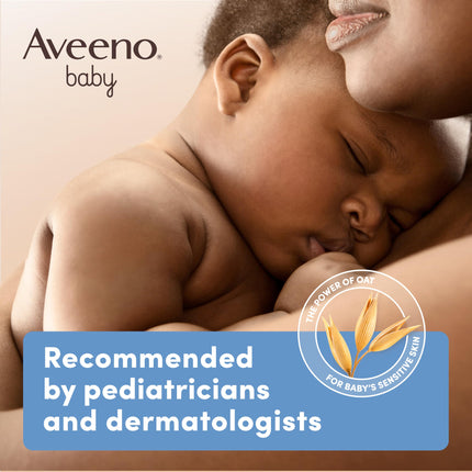 Aveeno Baby Moisturizing Lotion for Sensitive Skin - Natural Baby Skincare with Prebiotic Oat