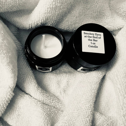 Smokey Eyes at the End of the Bar Candle
