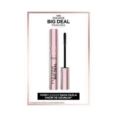 Loreal Paris Paradise Big Deal Mascara 9.9ml - Black Mascara for Volume & Drama