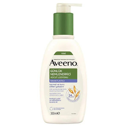 Aveeno Moisturizing Body Lotion Lavender - 24 Hour Hydration for Dry & Sensitive Skin