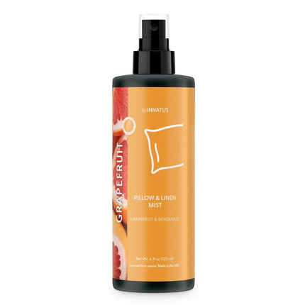 Urbn-cart Grapefruit Pillow & Linen Mist with grapefruit and bergamot scent. 4 fl oz bottle.